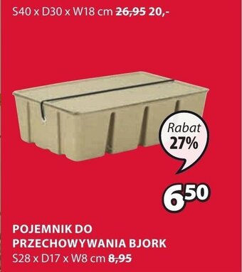 JYSK Pojemnik do przechowywania Bjork oferta