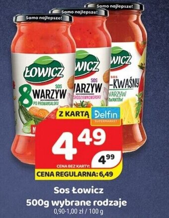 Delfin Sos Łowicz 500g oferta