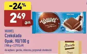 ALDI Czekolada Wawel 90-100g oferta