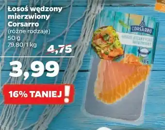 Netto Łosoś wędzony mierzwiony Corsarro oferta