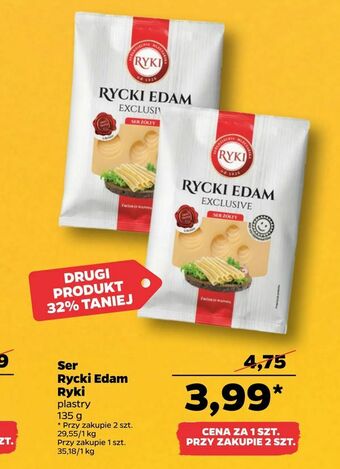 Netto Ser Rycki Edam Ryki oferta