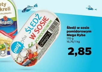 Netto Śledź w sosie pomidorowym Mega Ryba oferta