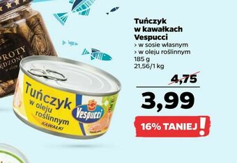 Netto Tuńczyk w kawałkach Vespucci oferta