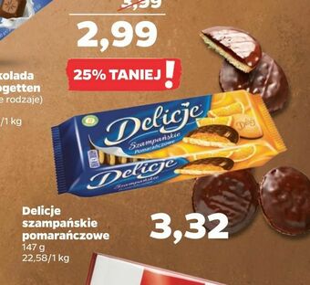 Netto Delicje szampańskie pomarańczowe oferta