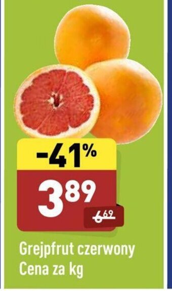 ALDI Grejpfrut czerwony 1kg oferta