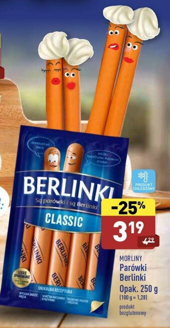 ALDI Parówki Berlinki 250g oferta