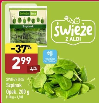 ALDI Szpinak 200g oferta