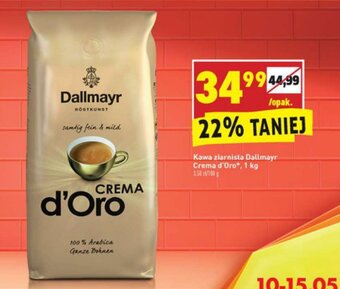 Biedronka Kawa ziarnista Dallmayr 1kg oferta
