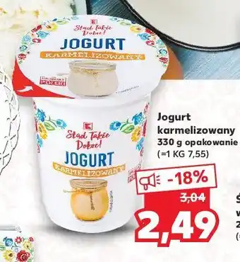 Kaufland Jogurt karmelizowany 1 SZT 330 G oferta