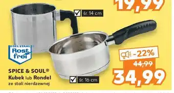 Kaufland Kubek ze stali nierdzewnej 14 cm 1 SZT oferta