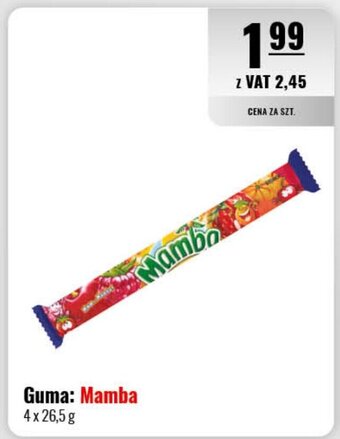 Eurocash Guma Mamba 4x26,5g oferta