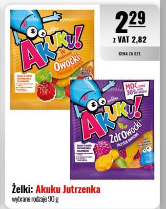 Eurocash Żelki Akuku Jutrzenka 90g oferta