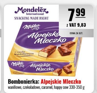 Eurocash Bombonierka Alpejskie Mleczko 330-350g oferta