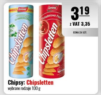 Eurocash Chipsy Chipsletten 100g oferta