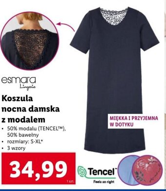 Lidl Koszula nocna z modalem oferta
