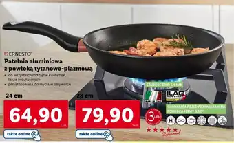 Lidl Patelnia aluminiowa z powłoką tytanowo-plazmową 24cm oferta