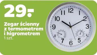Netto Zegar ścienny z termometrem i higrometrem oferta