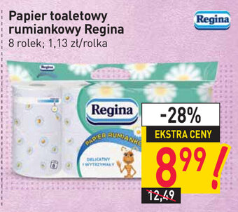 Stokrotka Papier toaletowy rumiankowy Regina 8 rolek oferta