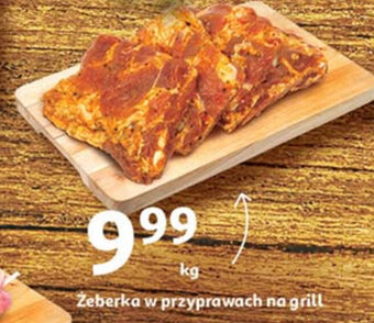 Auchan Żeberka w przyprawach na grill 1kg oferta