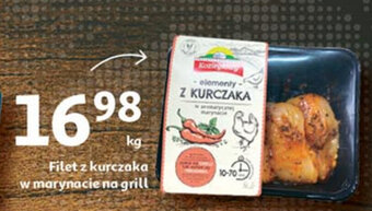 Auchan Filet z kurczaka w marynacie na grill 1kg oferta