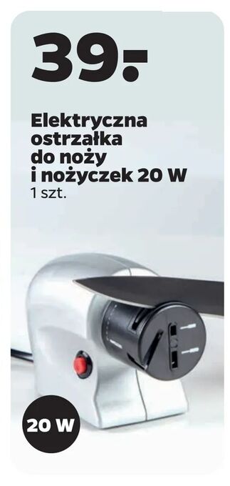 Netto Elektryczna ostrzałka do noży i nożyczek 20 W oferta