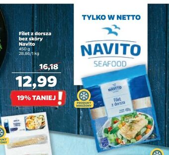 Netto Filet z dorsza bez skóry Navito oferta