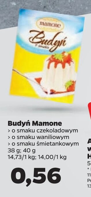 Netto Budyń Mamone oferta