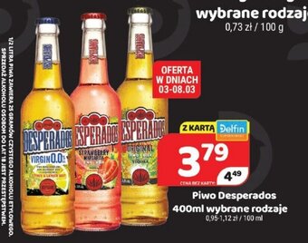Delfin Piwo Desperados 400ml oferta
