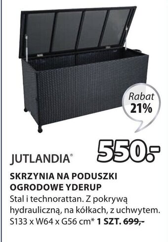 JYSK Skrzynia na poduszki ogrodowe Yderup oferta