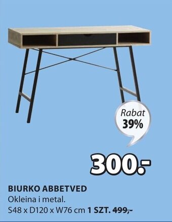 JYSK Biurko Abbetved oferta