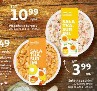 Auchan Sałatka z surimi 150g oferta