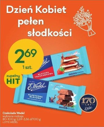 Groszek Czekolada Wedel 80-100g oferta