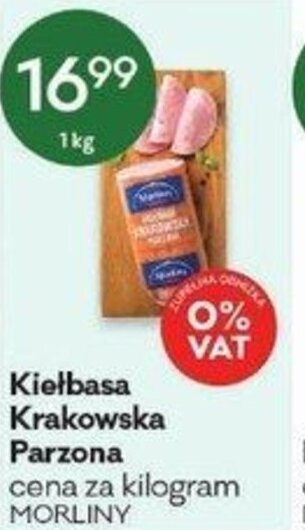 Groszek Kiełbasa Krakowska Parzona 1kg oferta
