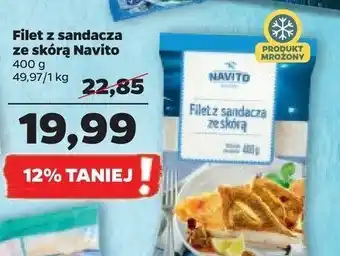 Netto Filet z sandacza ze skórą 1 SZT 400 G oferta