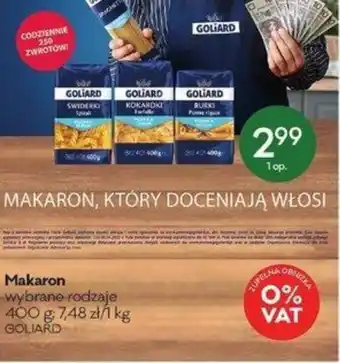 Groszek Makaron 400g oferta