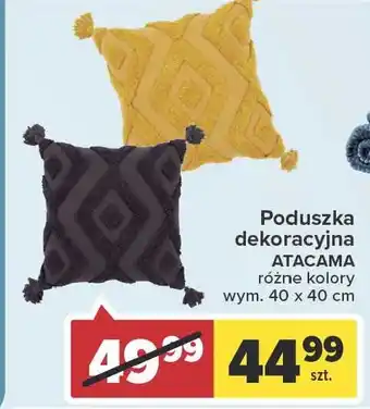 Carrefour Poduszka ozdobna atacama 40 x 40 cm 1 SZT oferta