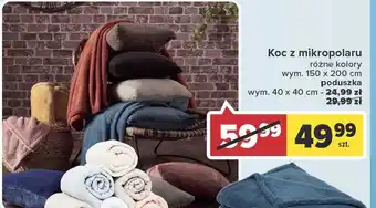 Carrefour Koc z mikropolaru 150x200 cm 1 SZT oferta