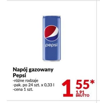 Makro Napój gazowany Pepsi 0,33l oferta