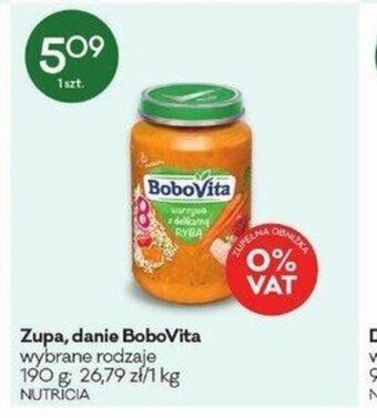 Groszek Zupa, danie BoboVita 190g oferta