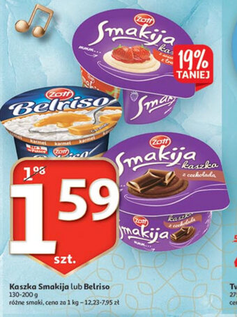 Auchan Kaszka Smakija lub Belriso 130-200g oferta