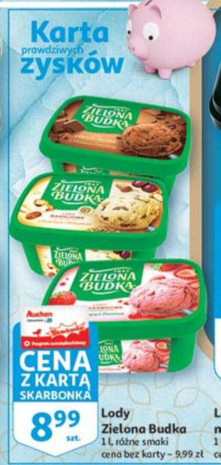Auchan Lody Zielona Budka 1l oferta