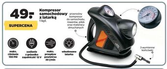 Netto Kompresor samochodowy z latarką oferta