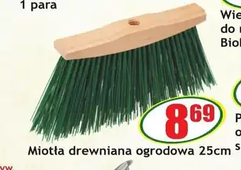 Sezamek Miotła drewniana ogrodowa 25cm oferta