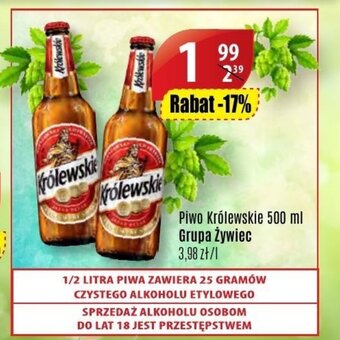 API MARKET Piwo Królewskie 500ml oferta