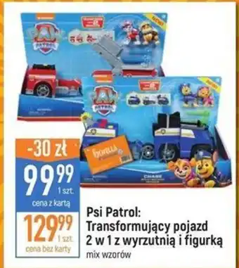 E.Leclerc Psi Patrol Transformujący pojazd 2w1 z wyrzutnią i figurką oferta