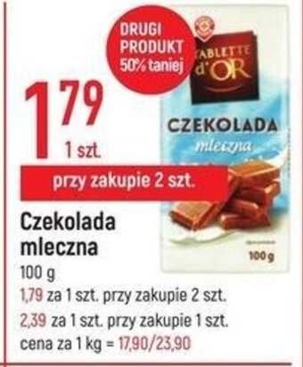 E.Leclerc Czekolada mleczna 100g oferta