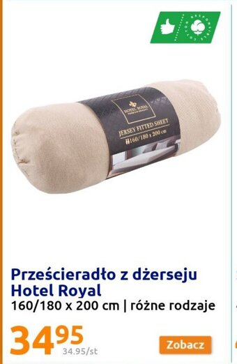 Action Prześcieradło z dżerseju oferta