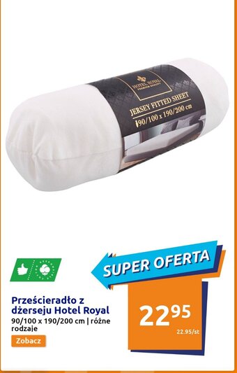 Action Prześcieradło z dżerseju oferta