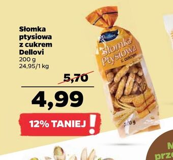 Netto Słomka ptysiowa z cukrem Dellovi oferta