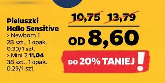 Netto Pieluszki Hello Sensitive oferta